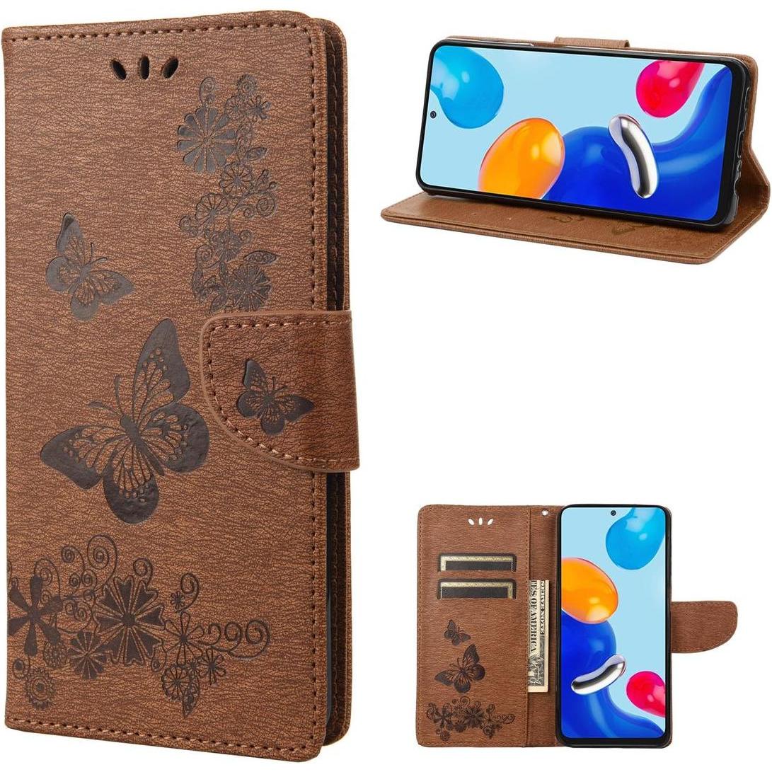 König Design Hülle Handy Schutz für Xiaomi Redmi Note 11 Case Cover Tasche Etui Bumper Wallet (Oppo A11s, Xiaomi Redmi N...