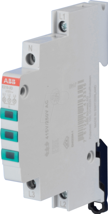 Actual product image ABB Indicator light E219-3D 3 LED green