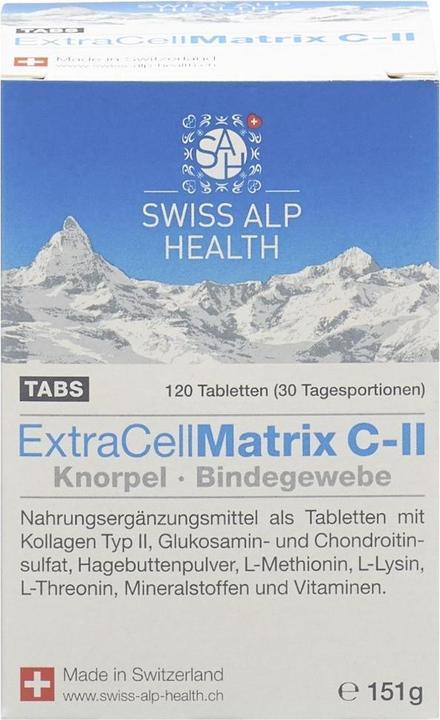 Produktbild Swiss Alp Health ExtraCellMatrix (120 Stück, Tabletten, 210 g)