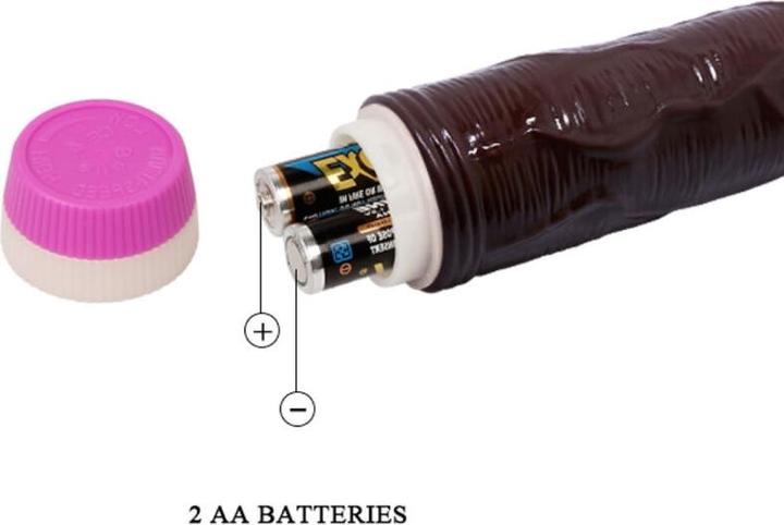 Produktbild Debra Waves Of Pleasure Realistic Vibrator Brown 23 cm