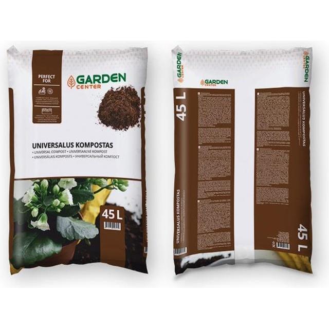 Garden Center, Compostiera + sacco da giardino, Compost, 45l, (54) (45 l)