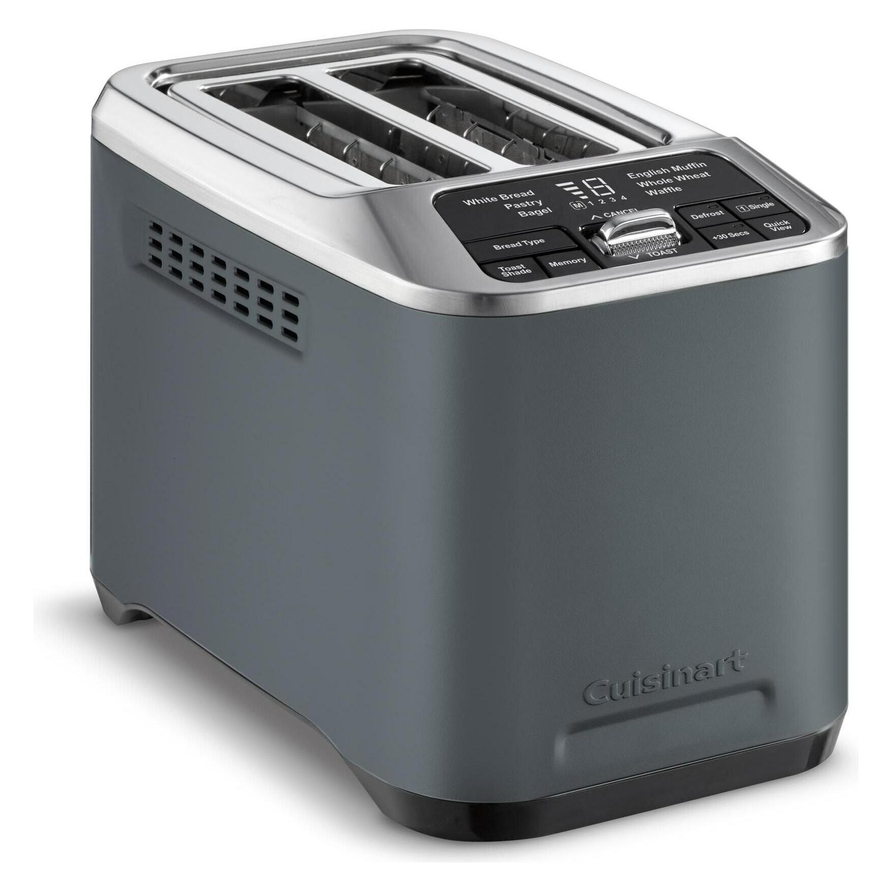 Cuisinart Blu/Nero/Grigio Smartelite 2-Scheiben-Toaster Denim, Tostapane,