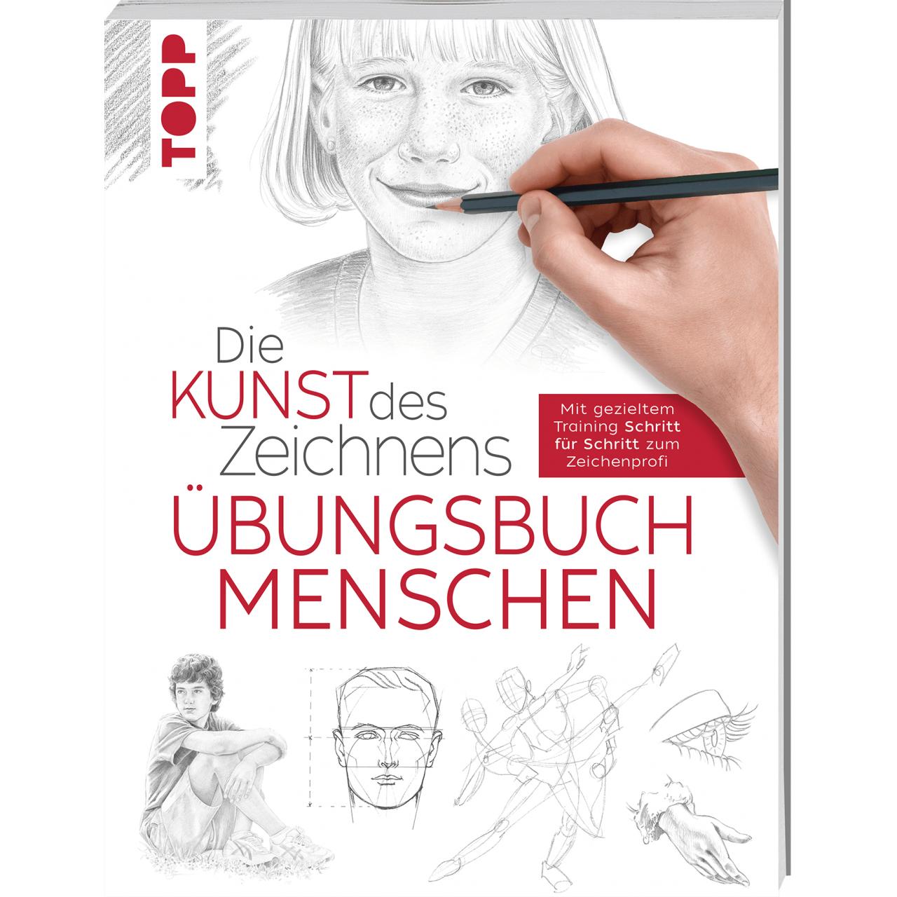Die Kunst des Zeichnens - Menschen Übungsbuch, Ratgeber von frechverlag