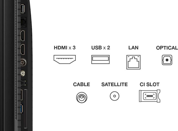 Actual product image TCL 43P7K (43", QLED, 4K, 2025)