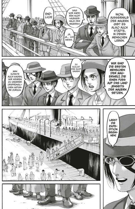 Actual product image Attack on Titan, Bände 31-34 im Sammelschuber mit Extra (German, Hajime Isayama, 2022)