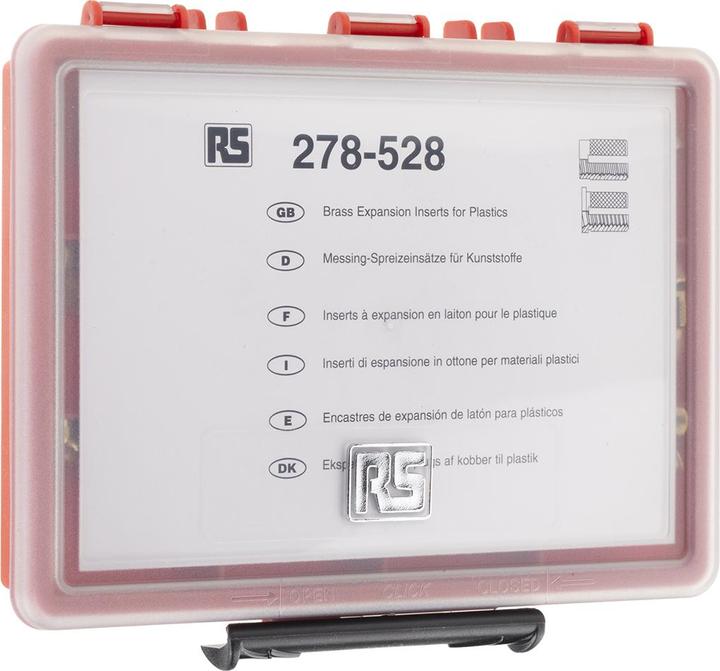 Productafbeelding RS PRO Expanderende inzetstukken assortiment messing (290 Pcs.)
