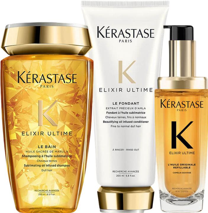 Produktbild Kérastase Elixir Ultime Pflegetrio - 525ml (Haarpflege Set)