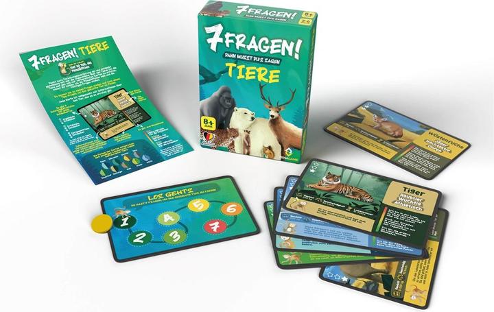 Produktbild Zenagame 7 Fragen! Tiere (Deutsch, 2 - 6 Spieler)