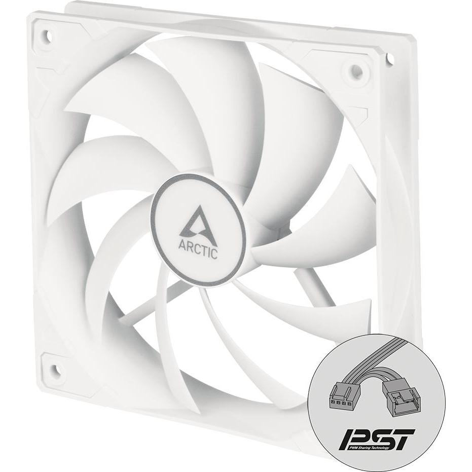 Arctic F12 (120 mm, 1 x), PC Lüfter, Weiss