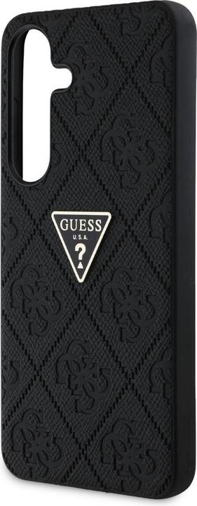 Image du produit Guess Hot Stamp 4G Pattern Triangle Metal Logo case for Samsung Galaxy S25 - black (Samsung Galaxy S25)