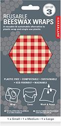 Produktbild Kikkerland Reusable Beeswax Wraps Gingham