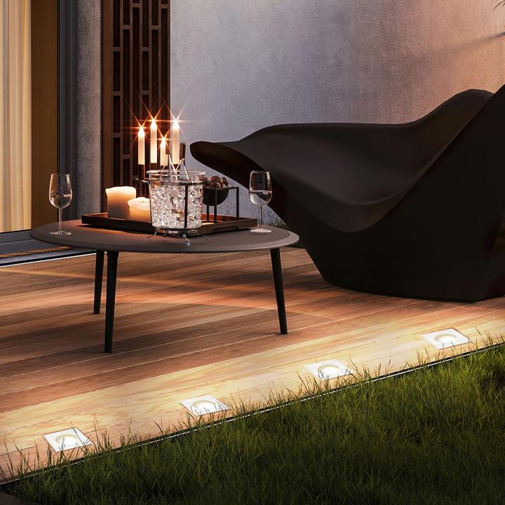 Image du produit Telefunken Luminaire encastré de sol pour l'extérieur, acier inoxydable, GU10 (GU10, IP67)