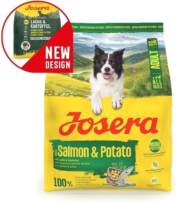 Immagine prodotto Josera Salmone e patate senza cereali (Senior, Adulto, 1 pz., 900 g)