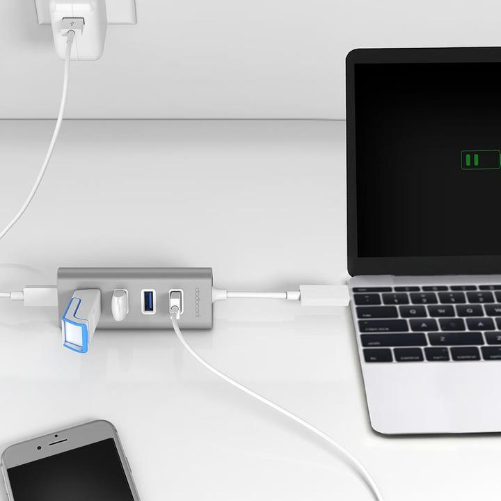 Actual product image Dodocool USB 3.0 Hub (USB-C)