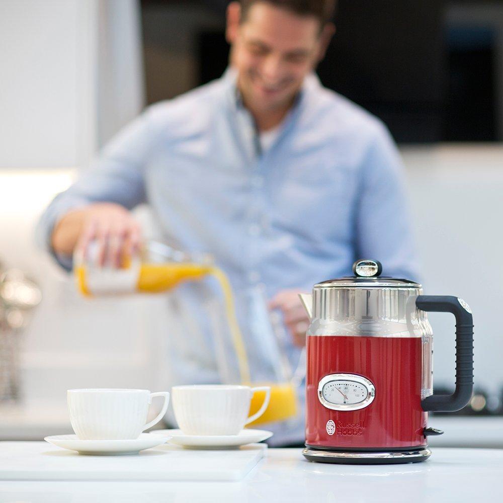 hobbs retro kettle russell hobbs cavendish kettle red