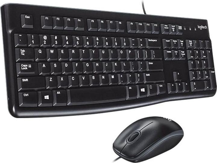 Actual product image Logitech Desktop MK120 Keyboard USB QWERTY Hungarian Black (DE, Cable)