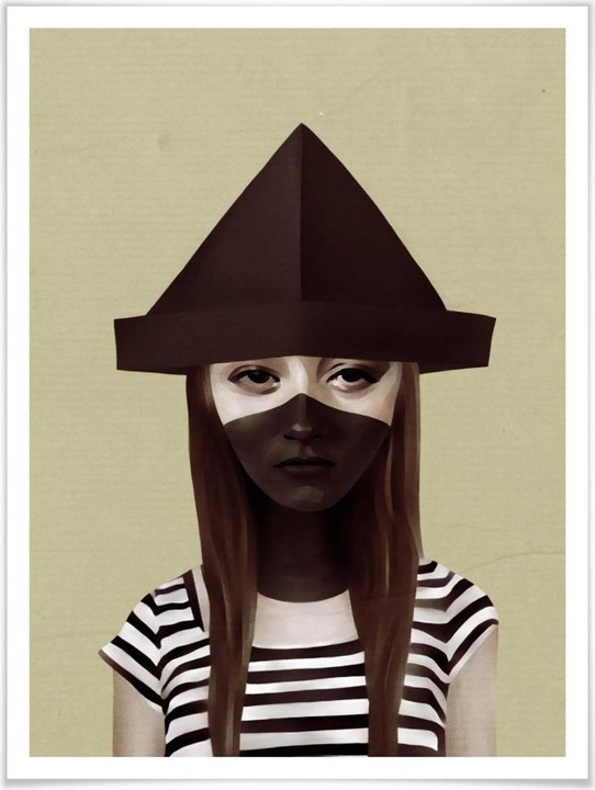 Actual product image Trenddeko Ceci n'est pas un chapeau (60 x 80 cm)