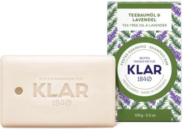 Produktbild Klar Teebaumöl & Lavendel (Festes Shampoo)