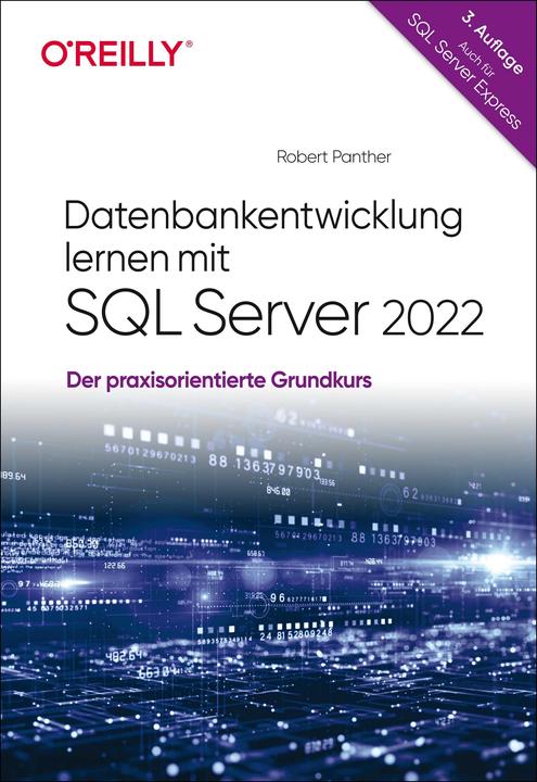 Actual product image Datenbankentwicklung lernen mit SQL Server 2022 (German, Robert Panther, 2023)