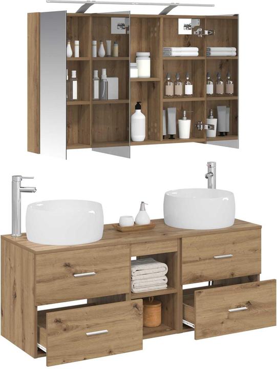 Produktbild vidaXL Badezimmerspiegel-Set (14.50 x 70 cm)