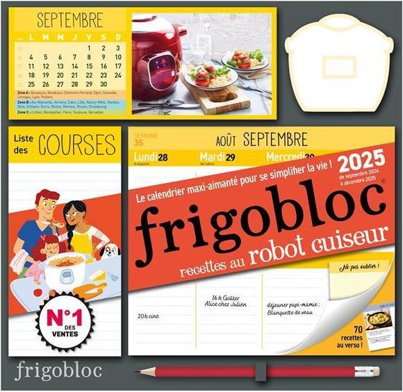 Actual product image Frigobloc recettes au robot cuiseur 2025 (French)