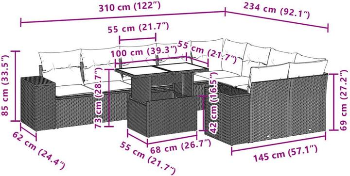 Produktbild vidaXL Violet