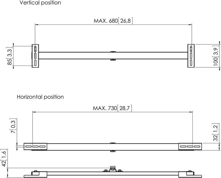 Produktbild Vogels Sound 3400 (Wandmontage)