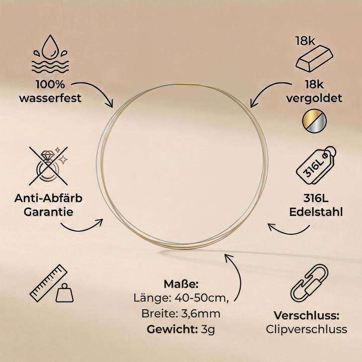 Image du produit Heideman Linea 5 bicolor (Acier inoxydable)