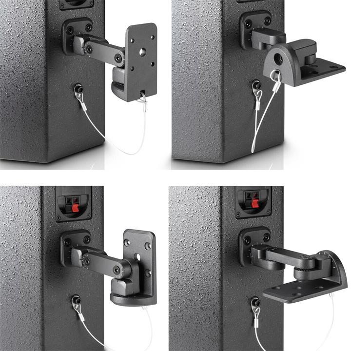 Productafbeelding Adam Hall SUWMB10W PA Luidsprekerbevestiging Kantelen, Draaien St (1 stuk, Wandmontage, Draaibaar, Kantelbaar)
