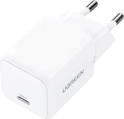 Produktbild Ugreen - Wall Charger X513 (65009) - USB-C, GaN, Fast Charging, 30W, QC4, 5V/3A - White (30 W, 1 Port)