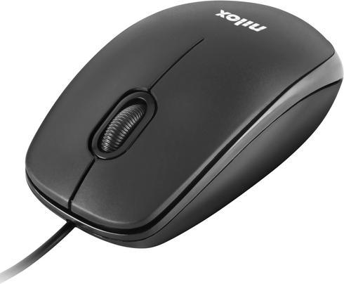 Actual product image Nilox MOUSE USB 1600 DPI MOUSB1003 (Cable)