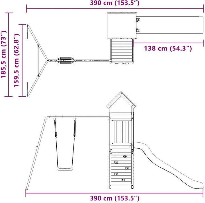 Image du produit vidaXL Spielturm
