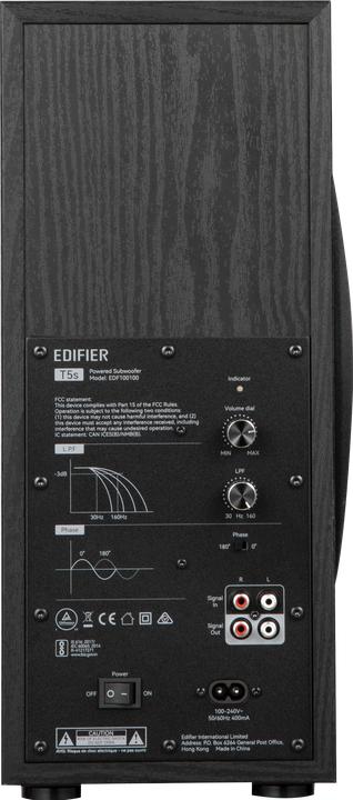 Actual product image Edifier T5s Subwoofer - black (1 pcs.)