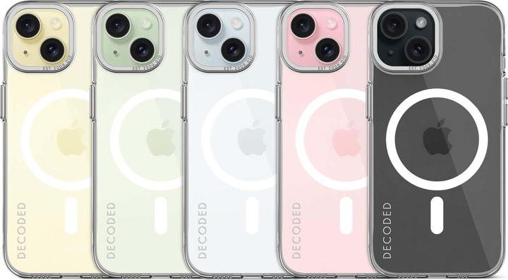 Image du produit Decoded Coque arrière en plastique recyclé pour iPhone 15 Transparent (Apple iPhone 15)