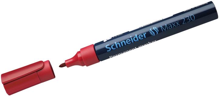Actual product image Schneider Maxx 230 permanent marker Line width: 1-3 mm Ink colour: red (1x)
