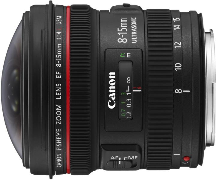 Immagine prodotto Canon EF 8-15mm f/4L Fisheye USM (Canon EF, Full-frame)