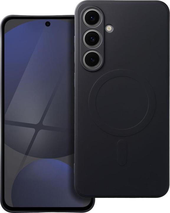 Produktbild OEM Back panel cover SILICONE MAG COVER case compatible with MagSafe for SAMSUNG S25 black (Samsung Galaxy S25)