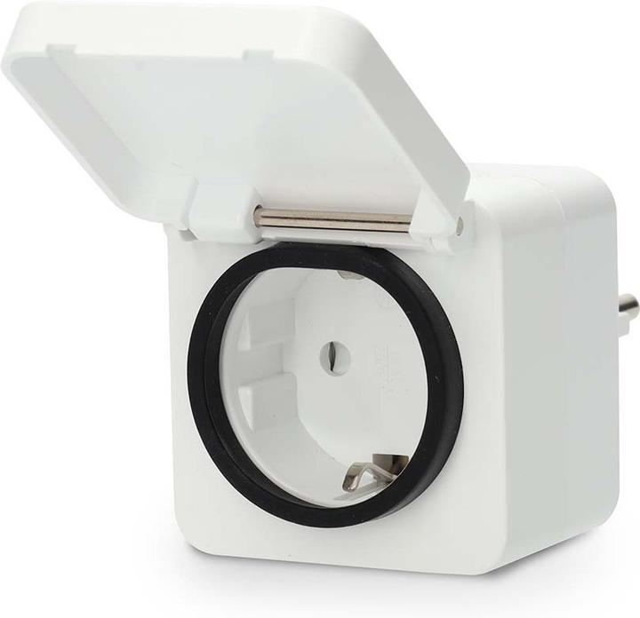 Nedis SmartLife Smart Stecker Zigbee 3.0 | IP44 | Leistungsmesser | 3680 W | Type F (CEE 7/7) | -10