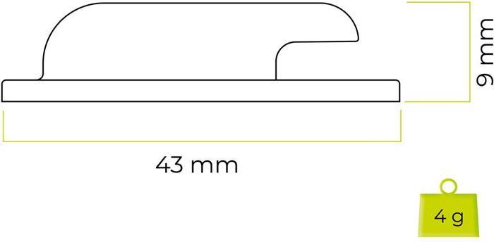 Image du produit Mobile Origin Airtag Sticker Mount A2 - 2 pack black