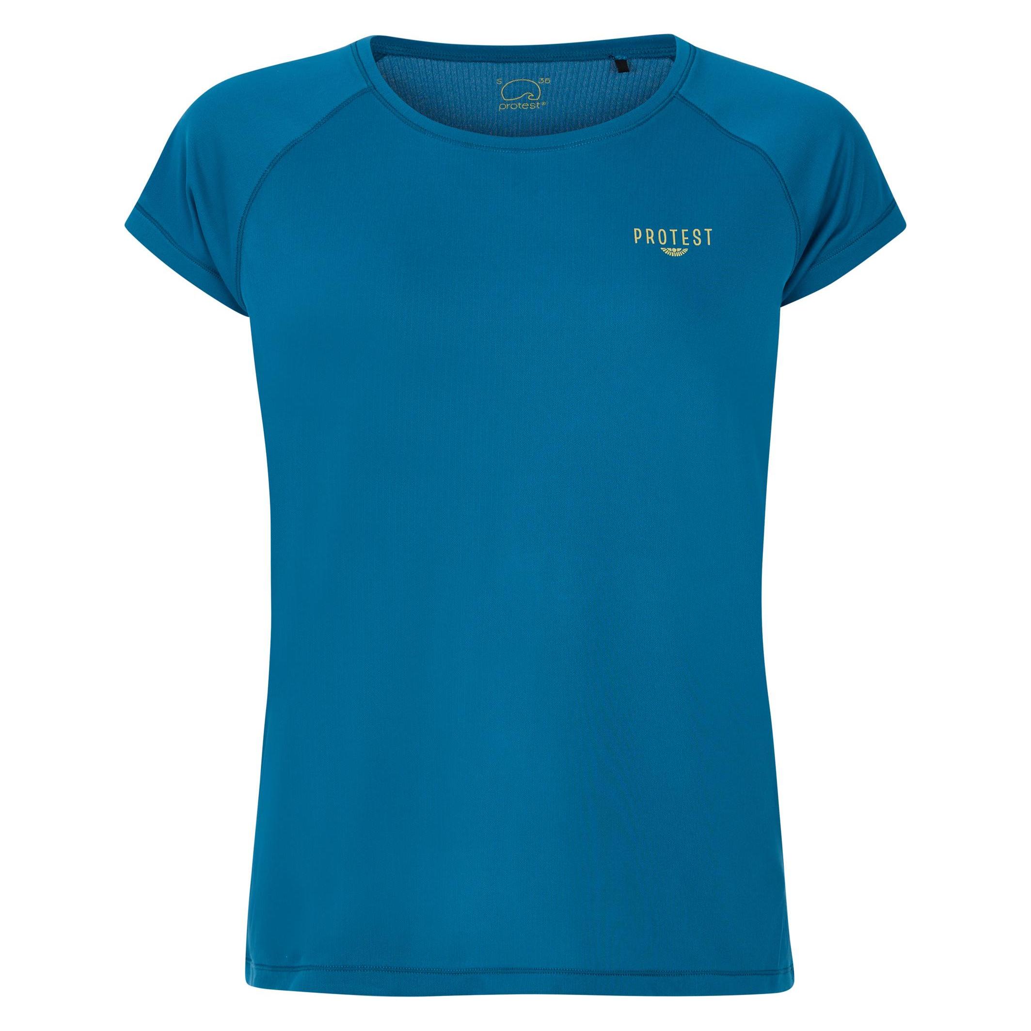 Protest, Damen, Shirts, PRTHappy Damen Surfing T-Shirt Blau, Blau, (S)