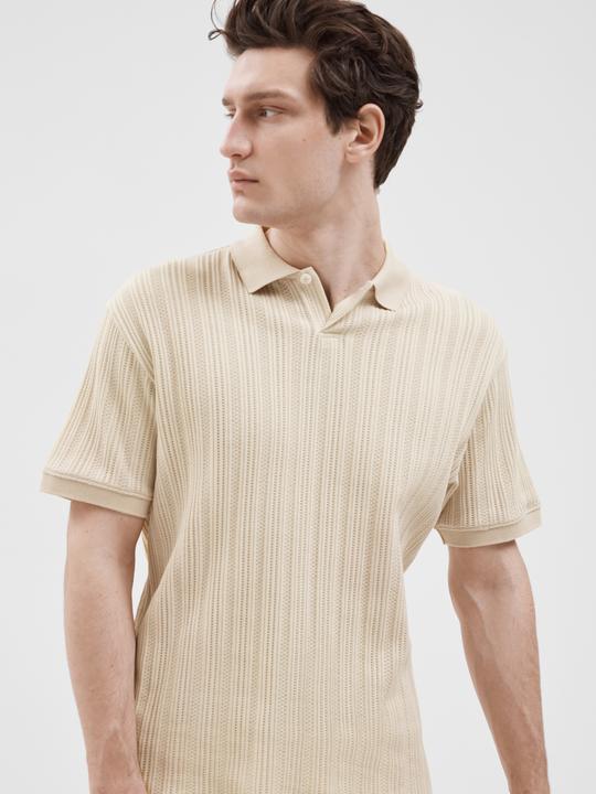 Image du produit Selected Homme Polo en coton à manches courtes (XXL)
