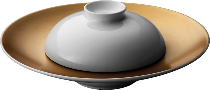 BergHoff Speise-Service Gem Line 2 Stück, Gold/Weiss (2 x, 28 cm)