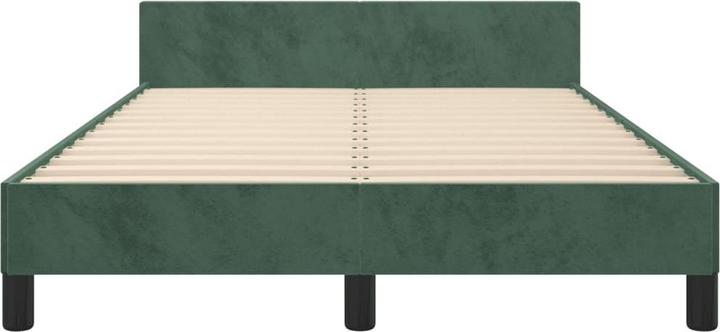 Produktbild vidaXL Bettgestell mit Kopfteil Samt (120 x 190 cm)