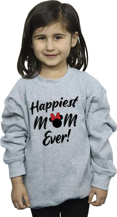 Produktbild Disney Minnie Mouse Happiest Mom Ever Sweatshirt Mädchen (140, 146)