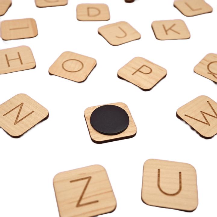 Produktbild Ferflex Magnetisches Holzalphabet (26x)