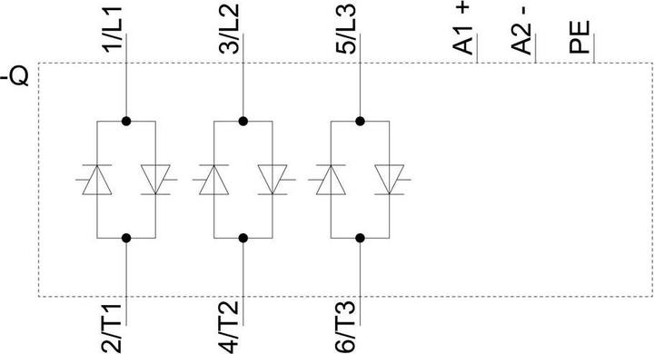 Actual product image Siemens SSR, 3ph,20A