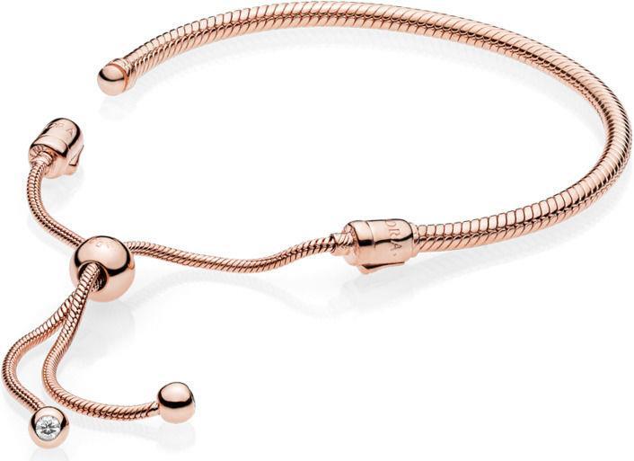 Immagine prodotto Pandora Bracciale scorrevole Moments Rose (28 cm, Argento)