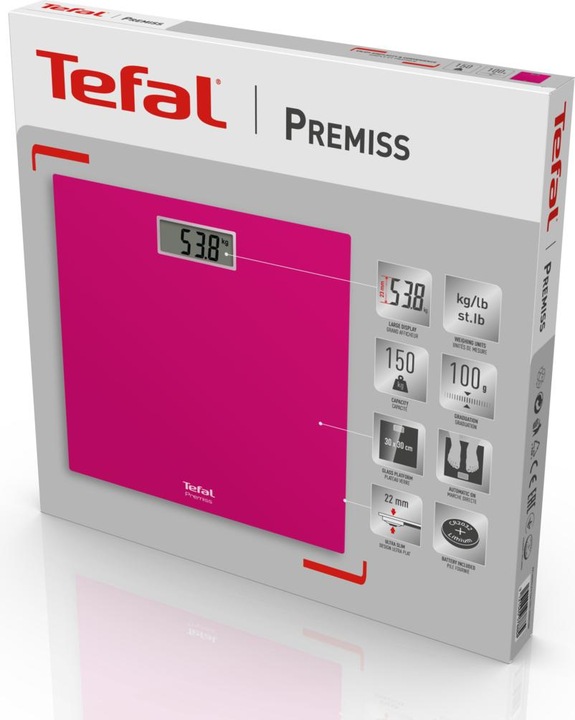 Image du produit Tefal Balance Premiss rose (PP1403V0) (150 kg)