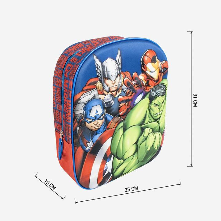 Image du produit Sac à dos scolaire The Avengers Bleu 8 x 31 x 27 cm