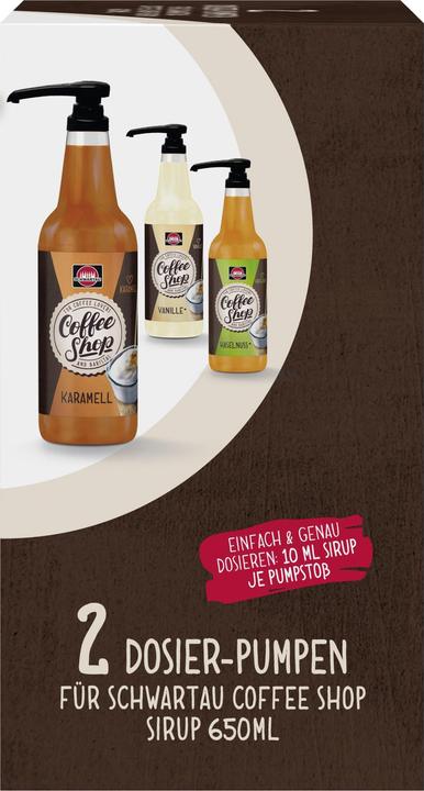 Productafbeelding SCHWARTAU Pomp top Coffeeshop zwart 2 stuks.